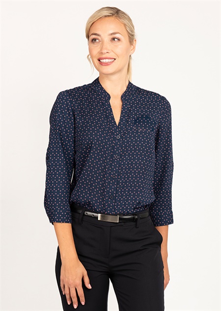 M636.532AP  ¾ Sl Blouse Roll-U